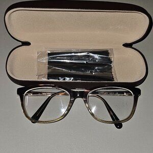 Nine West NW5201 233 Women's Frames Brown Gold 53-17-135 Flex Hinge